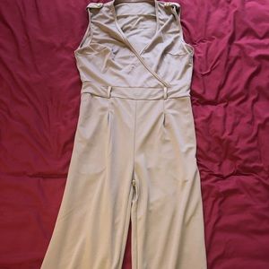 Beige jumpsuit